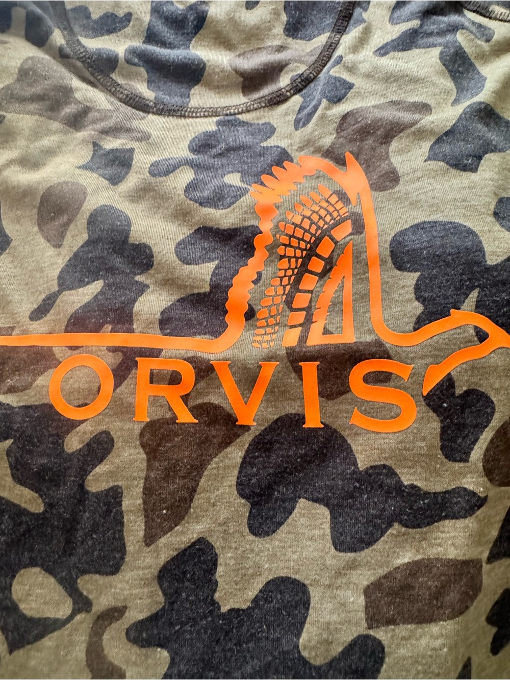 Orvis Camo Long Sleeve Tee - Desert